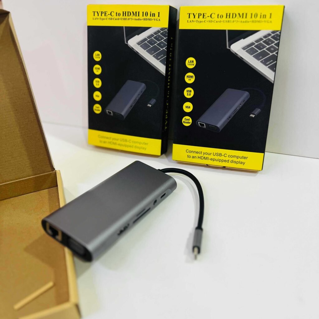 adaptateur type c 10 in 1